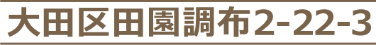 大田区田園調布2-22-3